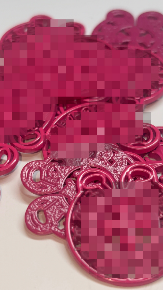 Dark Pink Horseshoe